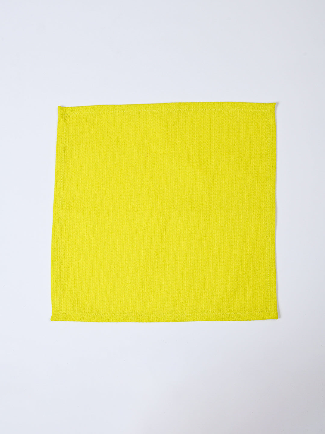 Blue & Yellow Cotton Waffle 11x11 Inch Face Towel Set of 6
