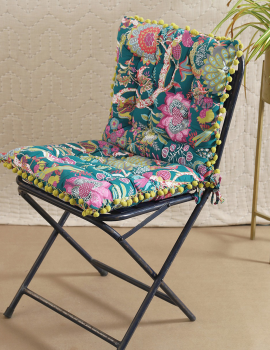 Floral chairpad 17″x17″