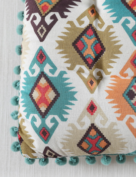 Multicolor chairpad/ floor cushion