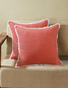 Pink set of 2 cushion cover- 18″x18″