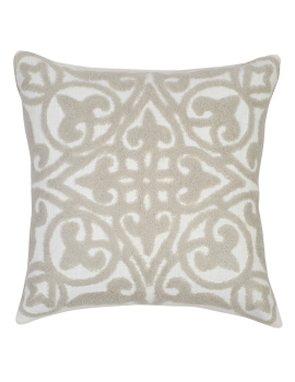 White embroidered cushion covers- 18″x18″