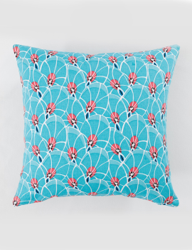 Blue sofa cushion cover -16″x16″