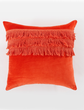 Orange cushion cover- 18″x18″