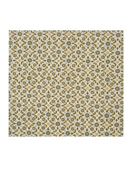 Yellow printed cotton napkin 20″x20″