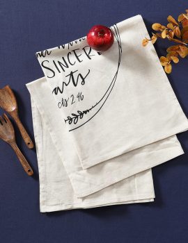 Set of 3 – Cotton kitchen towel