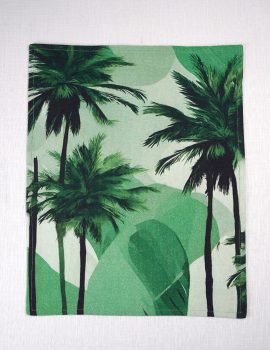 Set of 3 – Green cotton kitchen towel