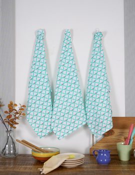 Set of 3 – Printed cotton kitchen towel